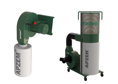 Portable Single Stage Wood Dust Collector Apzem India